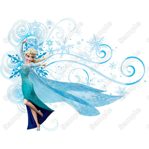 Frozen  Elsa T Shirt Iron on Transfer Decal #132  by www.shopironons.com